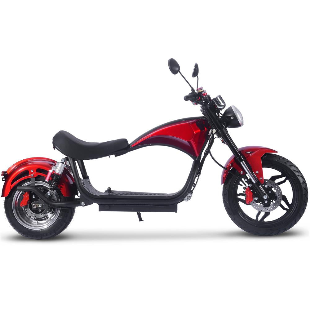Nuevo 2023 Scooter eléctrico de litio Raven 60v 30ah 2500w (Rojo)