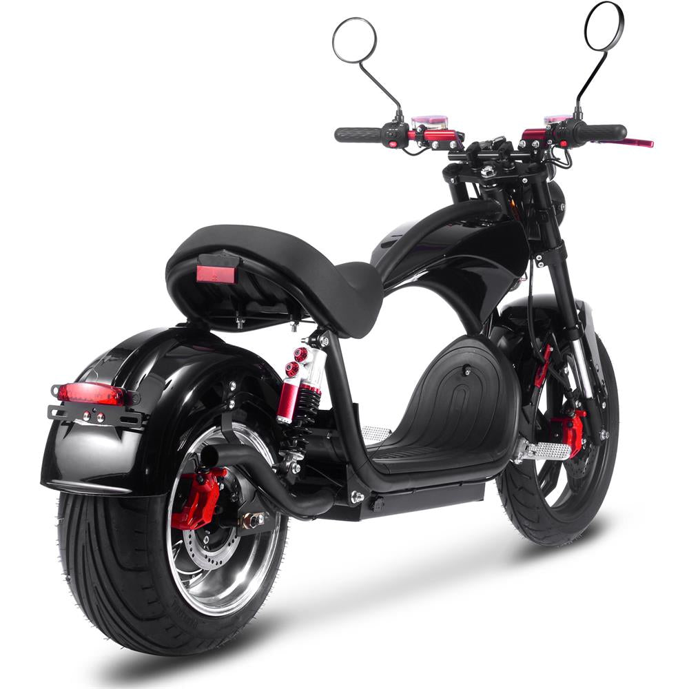 New 2023 Electric Scooter  Raven 60v 30ah 2500w Lithium (Black)