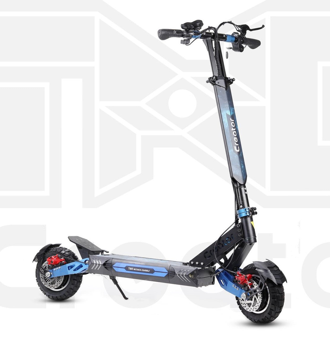 NEW! 202 3 T-2000 V60 2400w 60v Lithium 21ah Electric Scooter (Blue)