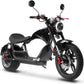 Nuevo 2023 Scooter eléctrico Raven 60v 30ah 2500w Litio (Negro)