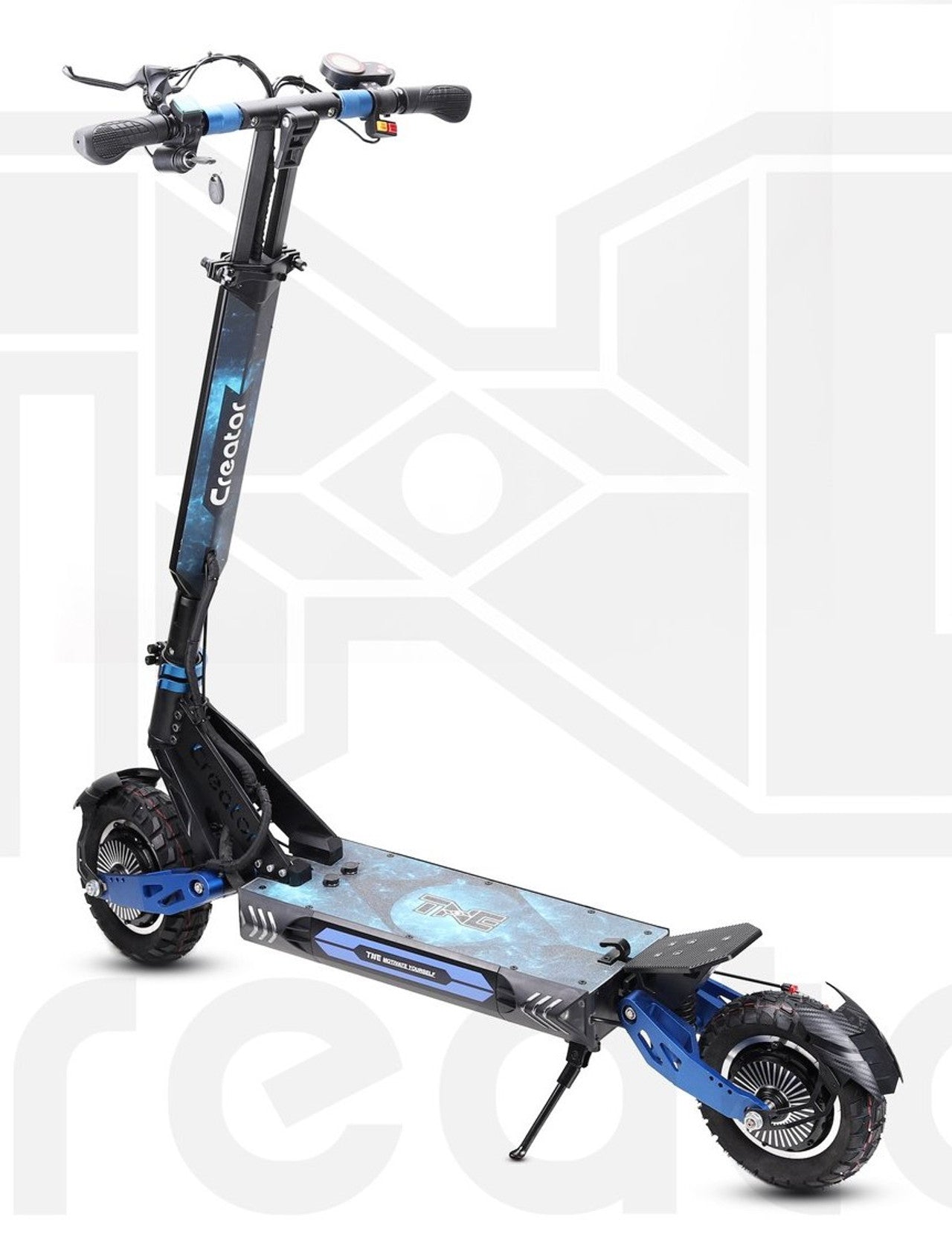 NEW! 202 3 T-2000 V60 2400w 60v Lithium 21ah Electric Scooter (Blue)